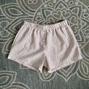 Dry Goods Pink Striped Shorts